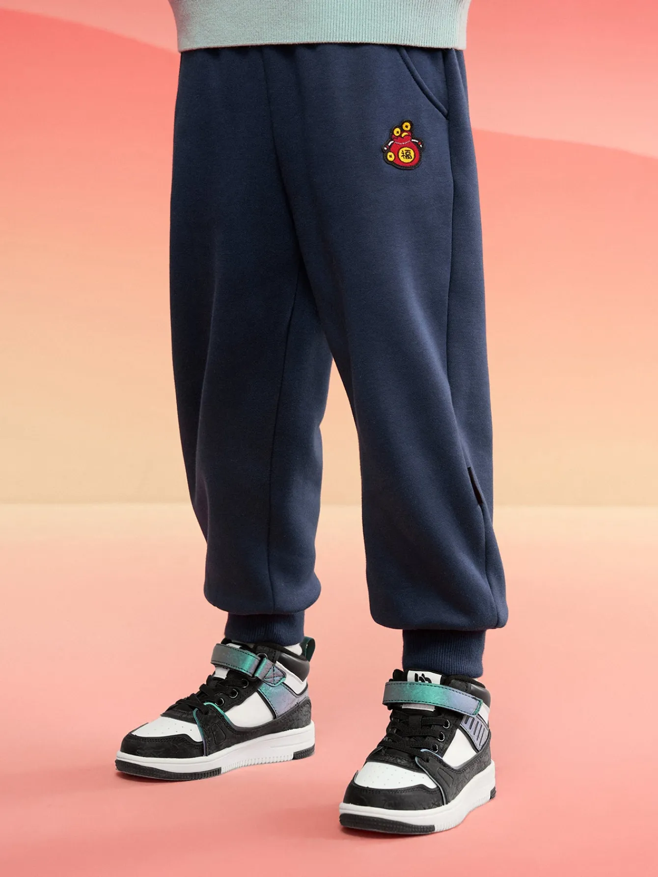 Balabala Barabara children's clothing boys long girls baby pants fall and winter 2024 new loose trend Sale