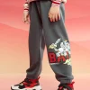 Balabala Barabara children's clothing boys pants 2025 new spring wear with baby sweat pants Medium Gray Cheap