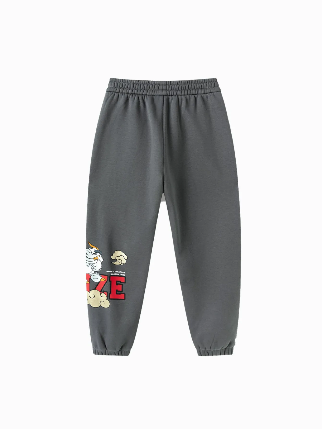 Balabala Barabara children's clothing boys pants 2025 new spring wear with baby sweat pants Medium Gray Cheap