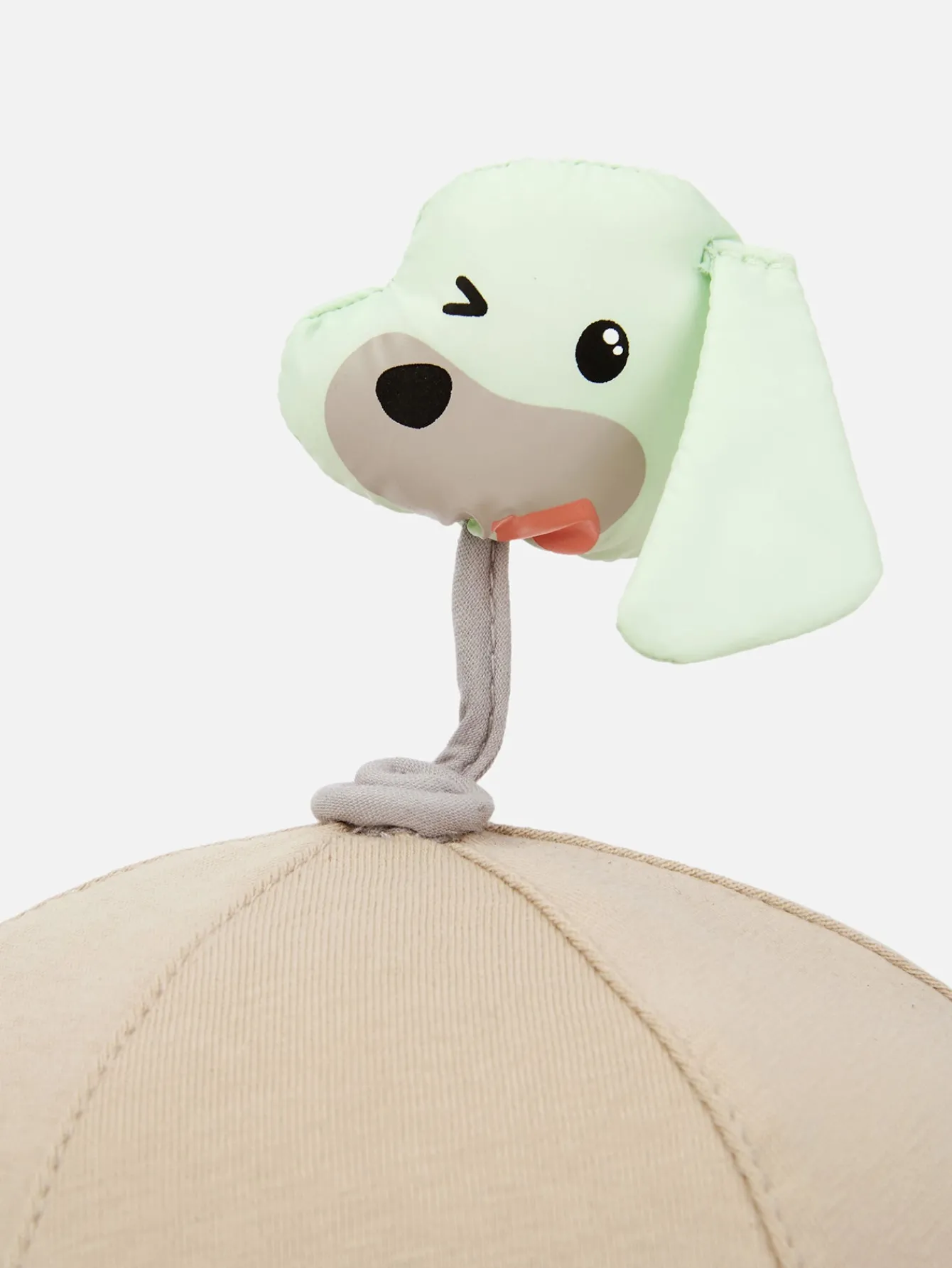 Balabala Barabara children's hats boys and girls cap cotton comfortable cartoon cute cute cute Light Khaki Outlet