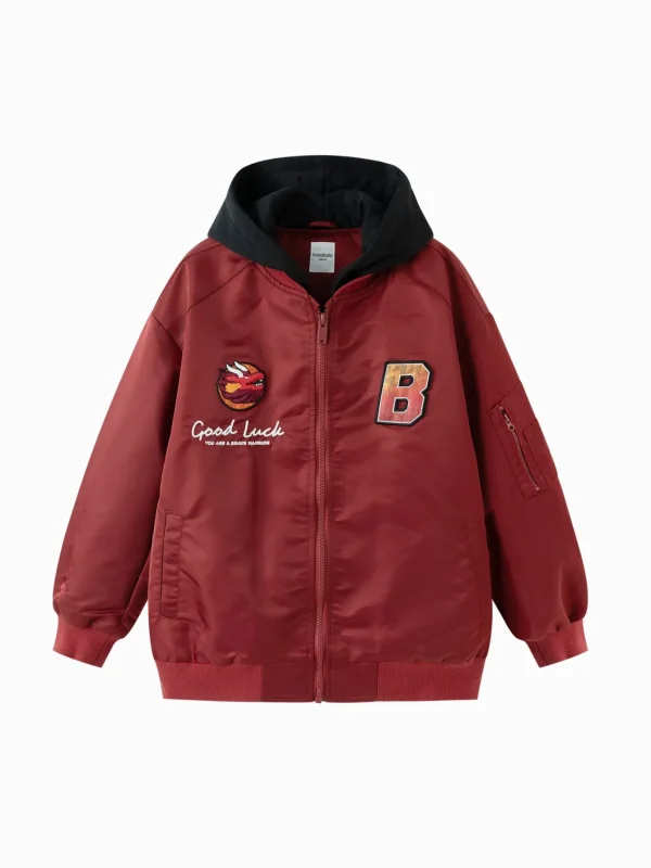 Balabala Barabara children's jackets boys cotton clothing 2025 new winter tops waterproof clothing flight suit Flash Sale