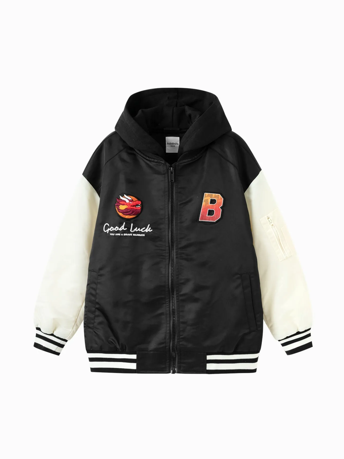 Balabala Barabara children's jackets boys cotton clothing 2025 new winter tops waterproof clothing flight suit Flash Sale