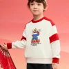 Balabala Barabara children's sweater girls boys 2024 new fall and winter loose fashion tops Clearance