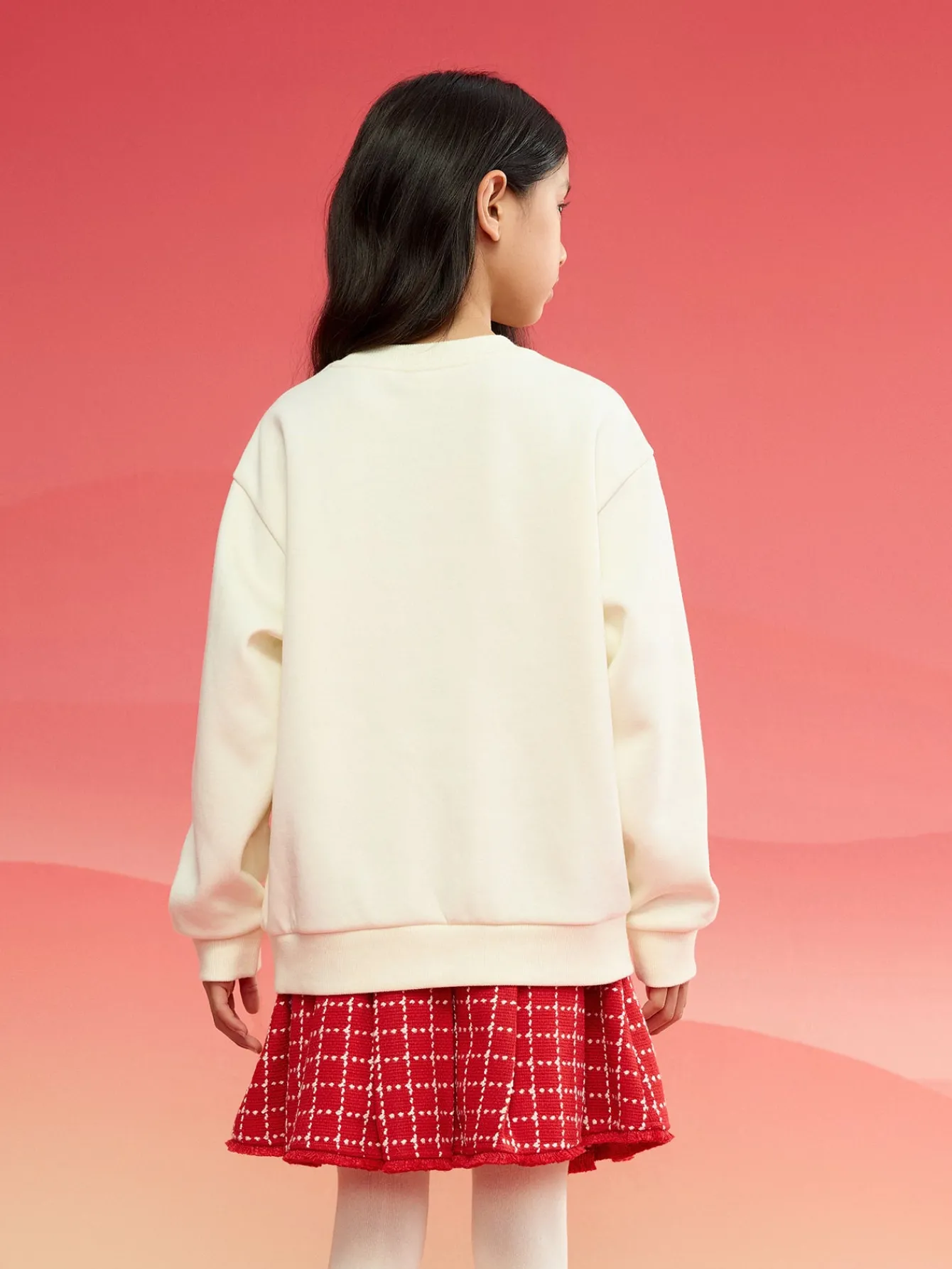 Balabala Barabara children's sweater girls boys 2024 new fall and winter loose fashion tops Discount