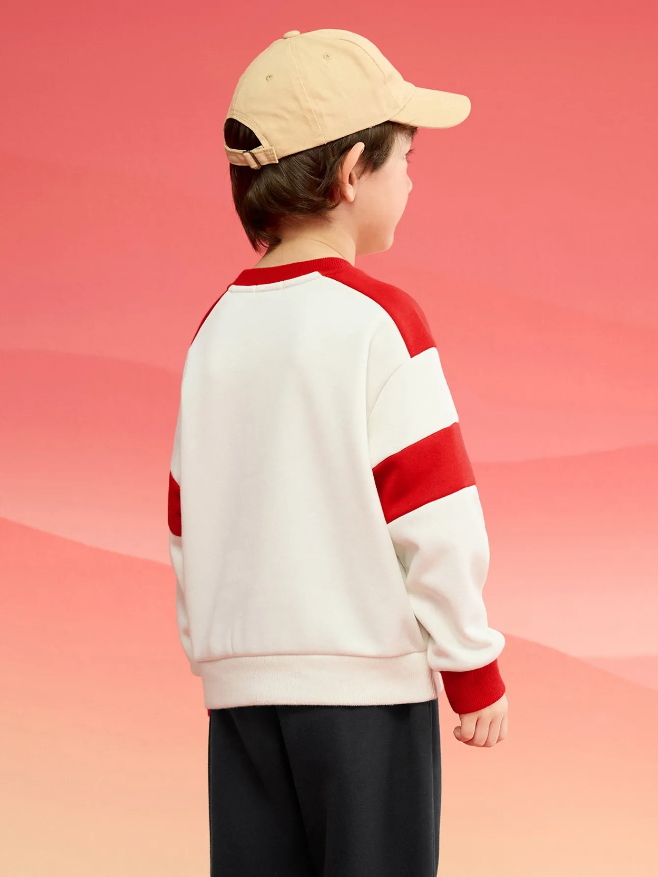 Balabala Barabara children's sweater girls boys 2024 new fall and winter loose fashion tops Clearance