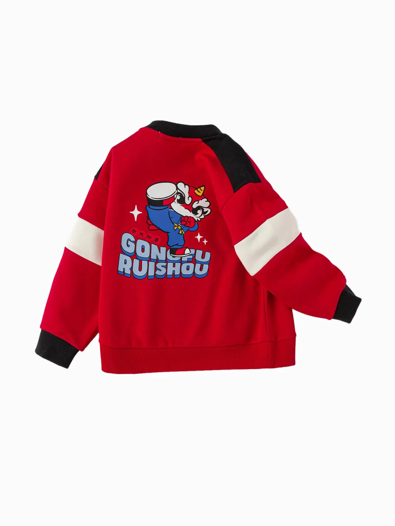 Balabala Barabara children's sweater girls boys 2024 new fall and winter loose fashion tops Clearance