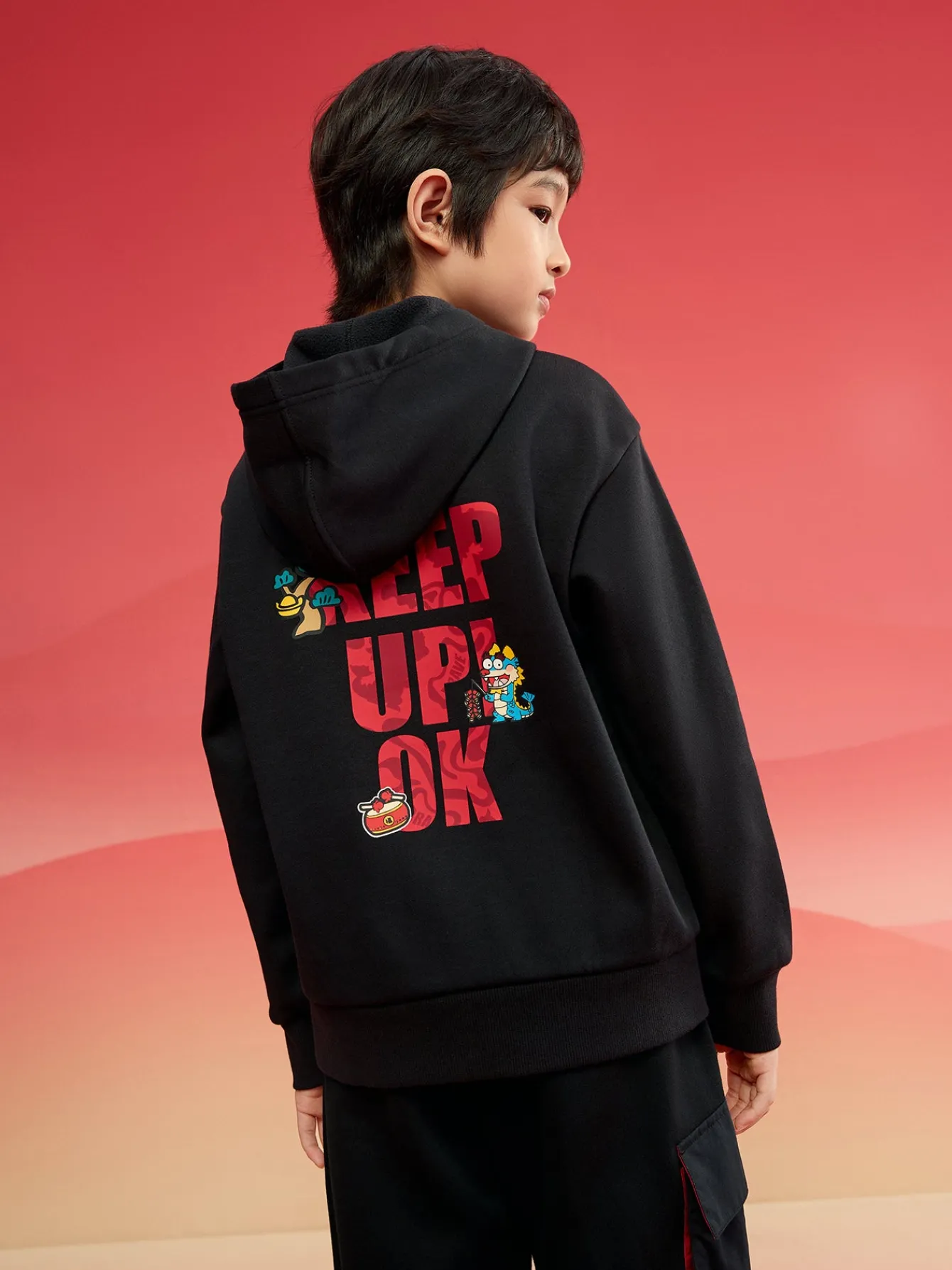 Balabala Barabara children's sweater girls boys 2024 new fall and winter loose fashion tops Shop