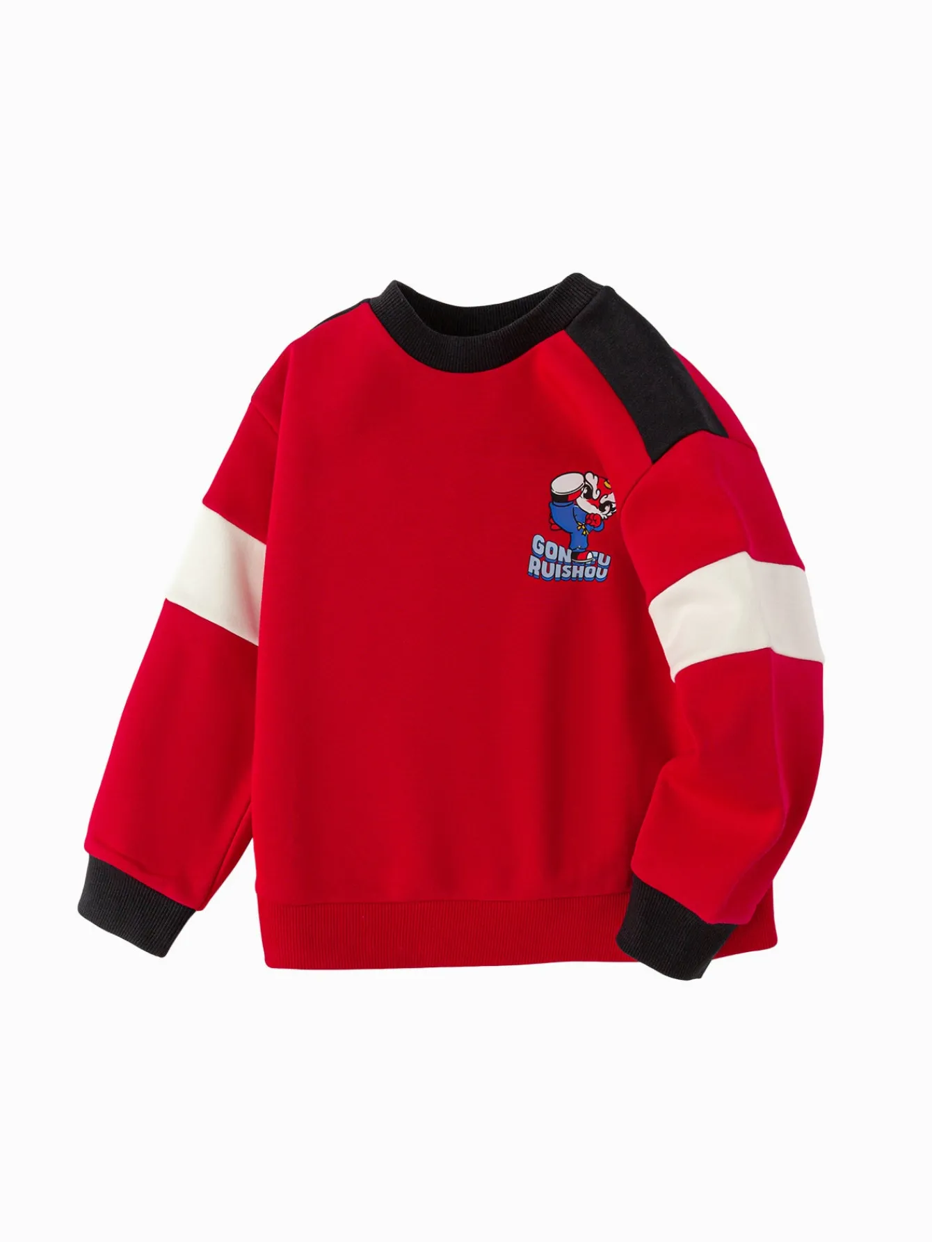 Balabala Barabara children's sweater girls boys 2024 new fall and winter loose fashion tops Clearance