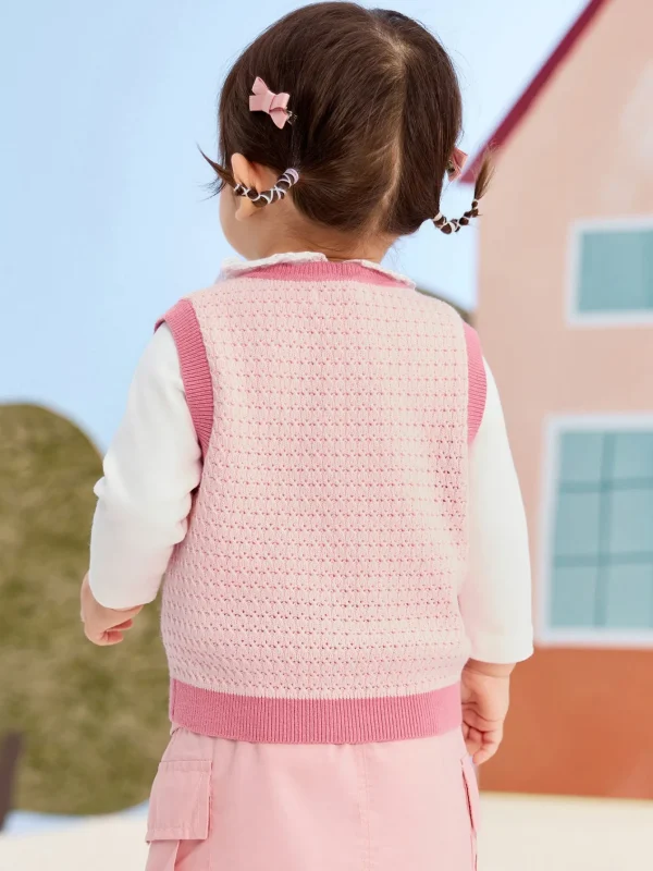 Balabala Boy Baby Clothes Vest Pink Hot
