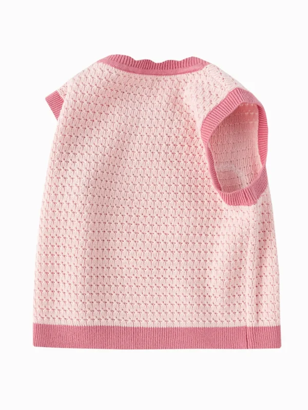 Balabala Boy Baby Clothes Vest Pink Hot