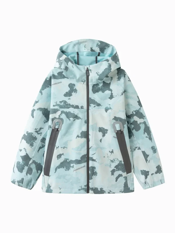 Balabala Boys Hooded Camouflage Print Jacket Blue Sale