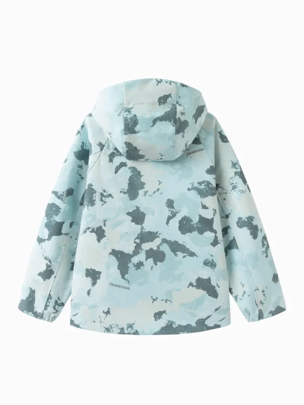 Balabala Boys Hooded Camouflage Print Jacket Blue Sale