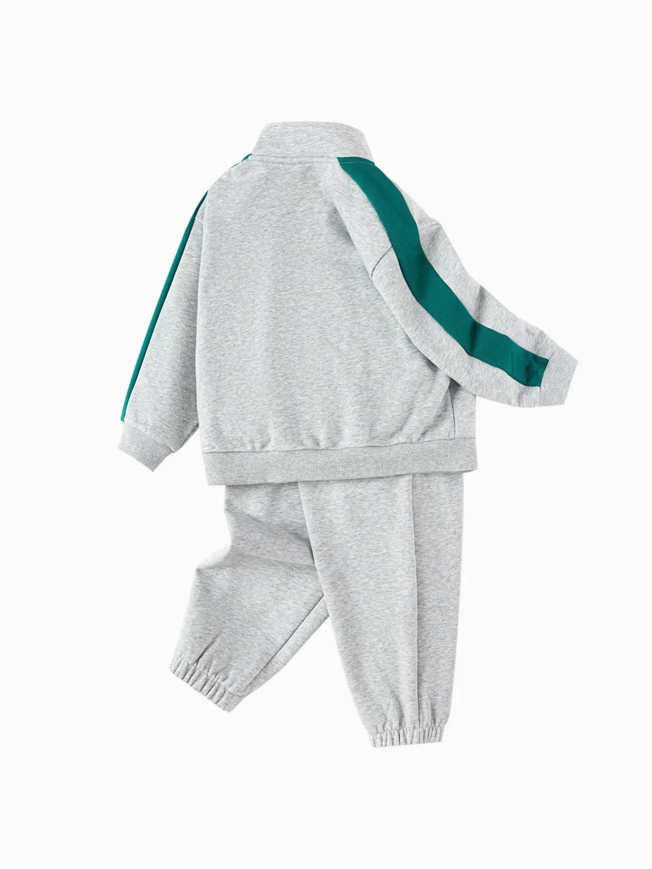 Balabala [Designer SICO] Boys' Set 2025 Spring New Two-Piece Campus Style Light Melange Gray Best Sale