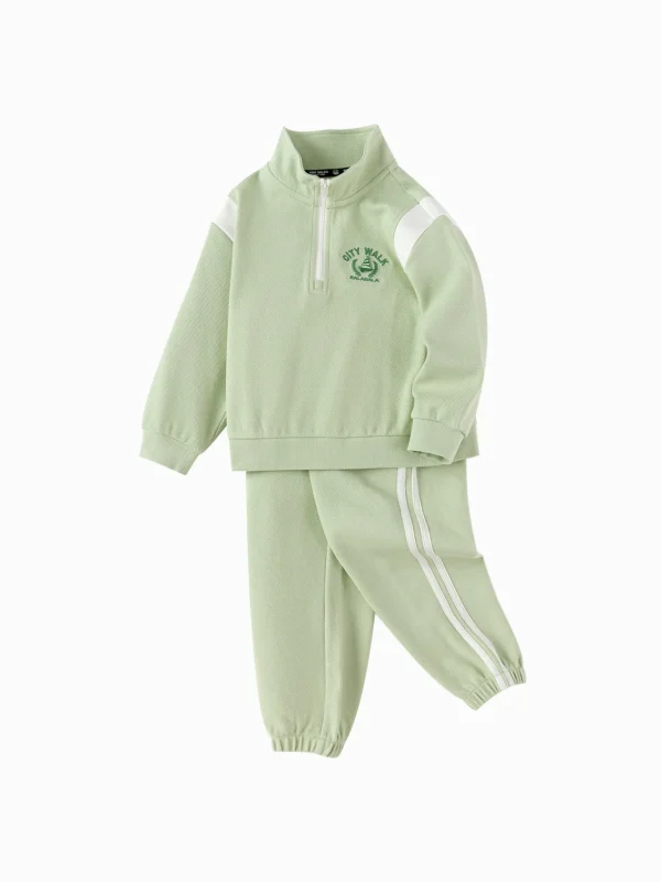 Balabala [Designer SICO] Boys' Set 2025 Spring New Two-Piece Sports Style Pink Green Cheap