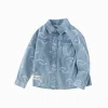 Balabala 【Designer SICO style】 boys' denim jacket pure cotton 2025 spring new style Denim Medium Blue Flash Sale