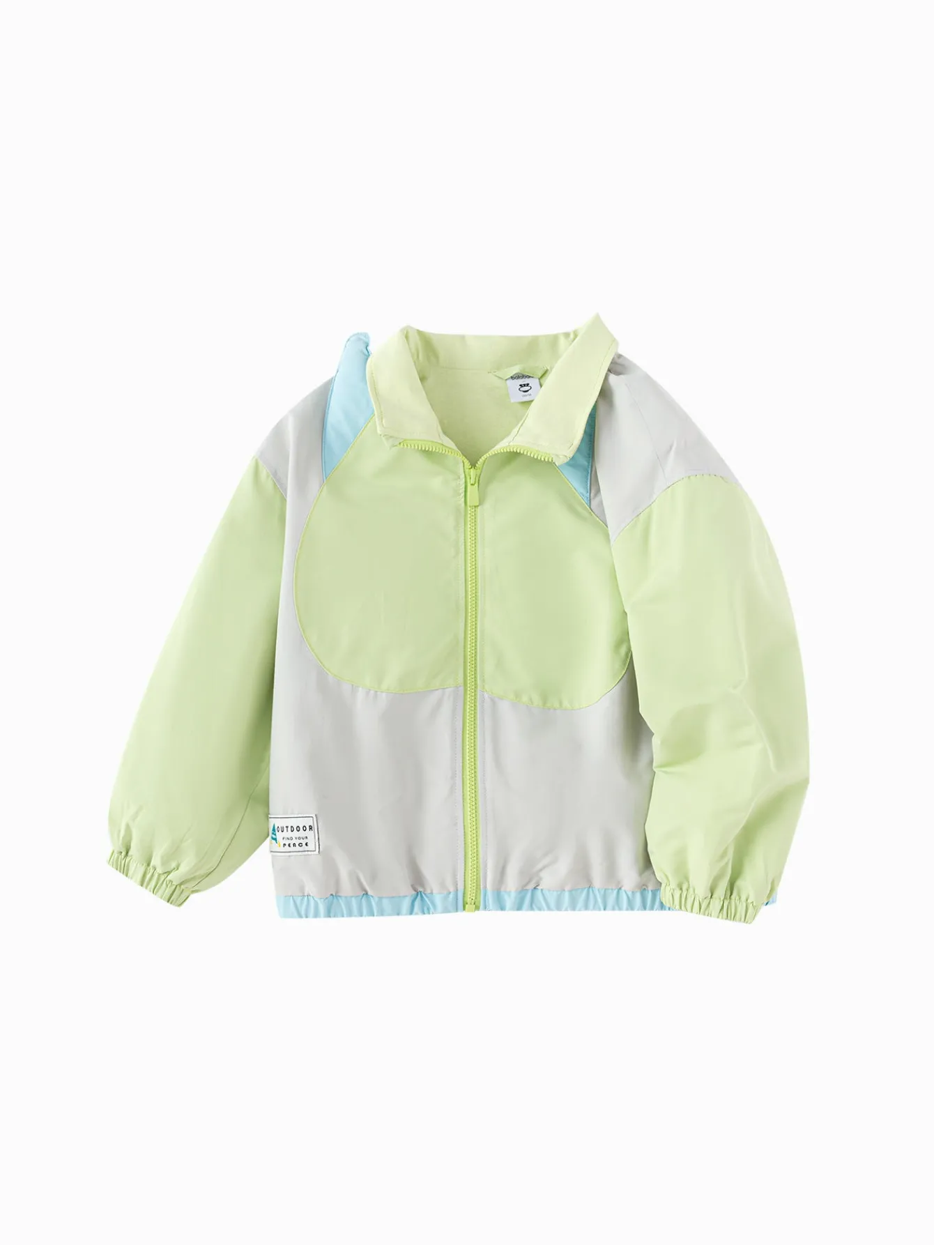 Balabala 【Designer SICO style】 children's boys' jacket 2025 spring new style color block trend Yellow Green Discount