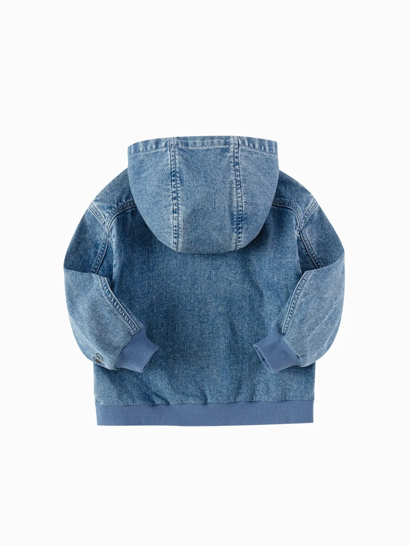 Balabala 【Designer SICO style】 children's denim jacket with hood for boys 2025 spring new style Denim Light Blue Cheap