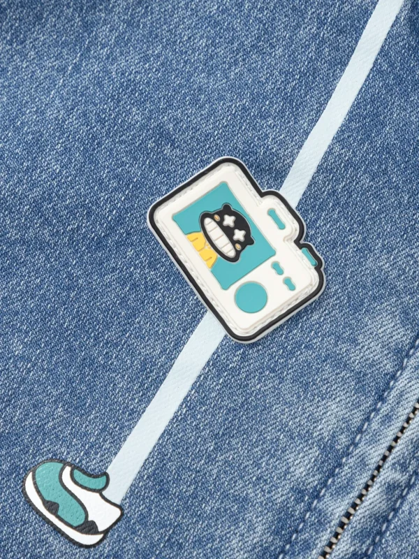 Balabala 【Designer SICO style】 children's denim jacket with hood for boys 2025 spring new style Denim Light Blue Cheap