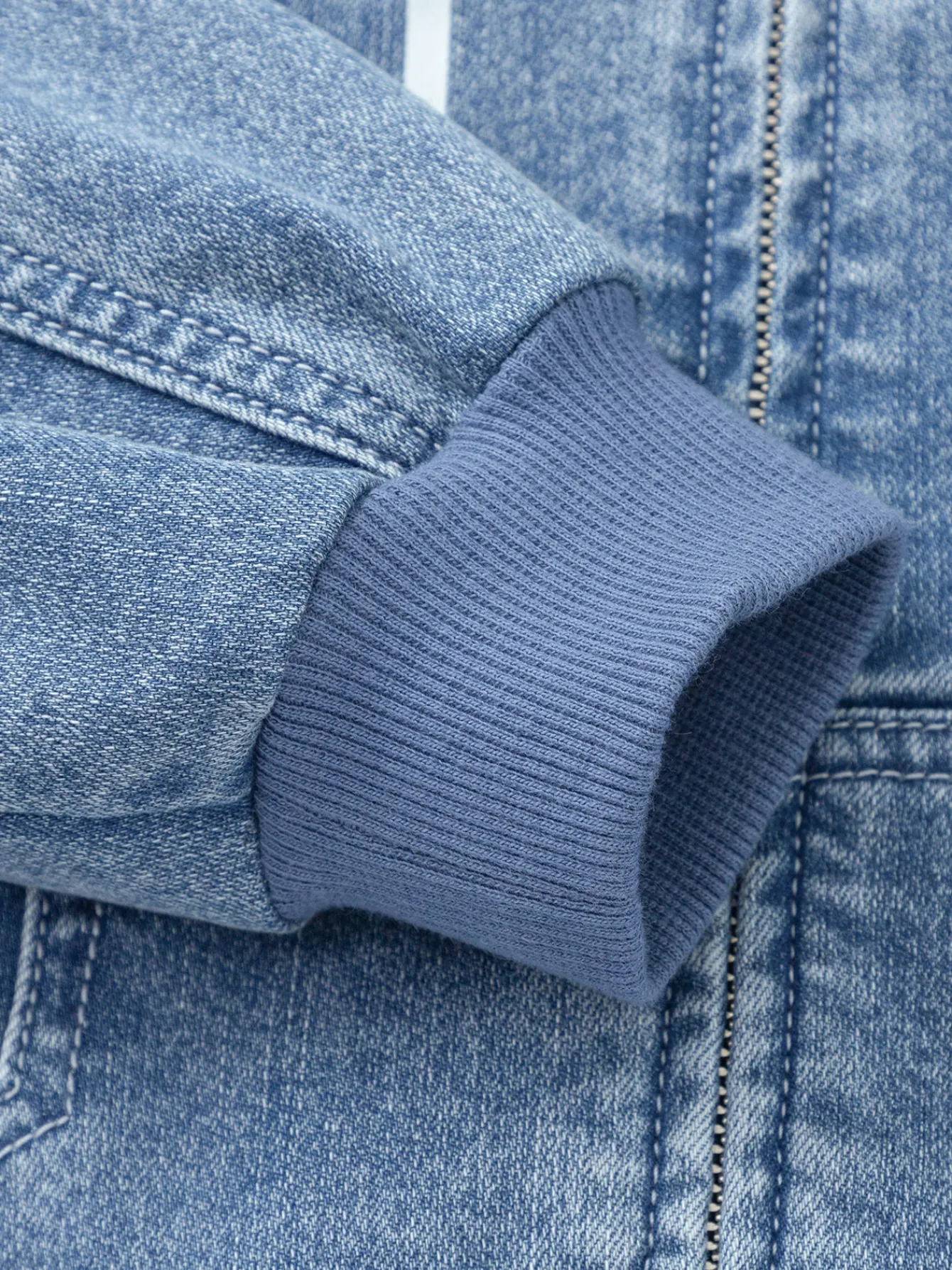 Balabala 【Designer SICO style】 children's denim jacket with hood for boys 2025 spring new style Denim Light Blue Cheap