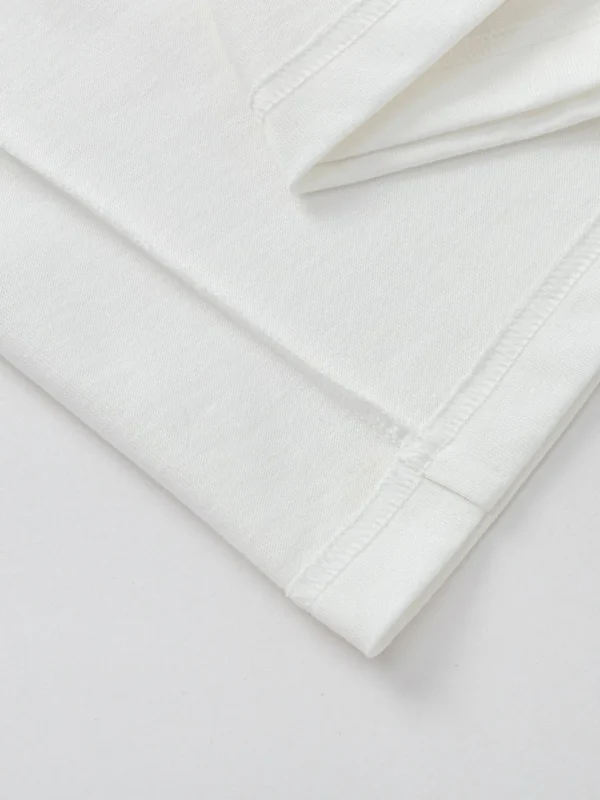 Balabala 【Designer SICO】Long Sleeve T-Shirt 2025 Spring Boy Round Neck V-Neck T-Shirt Raw White Flash Sale