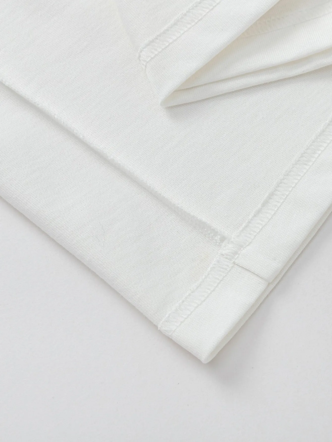 Balabala 【Designer SICO】Long Sleeve T-Shirt 2025 Spring Boy Round Neck V-Neck T-Shirt Raw White Flash Sale