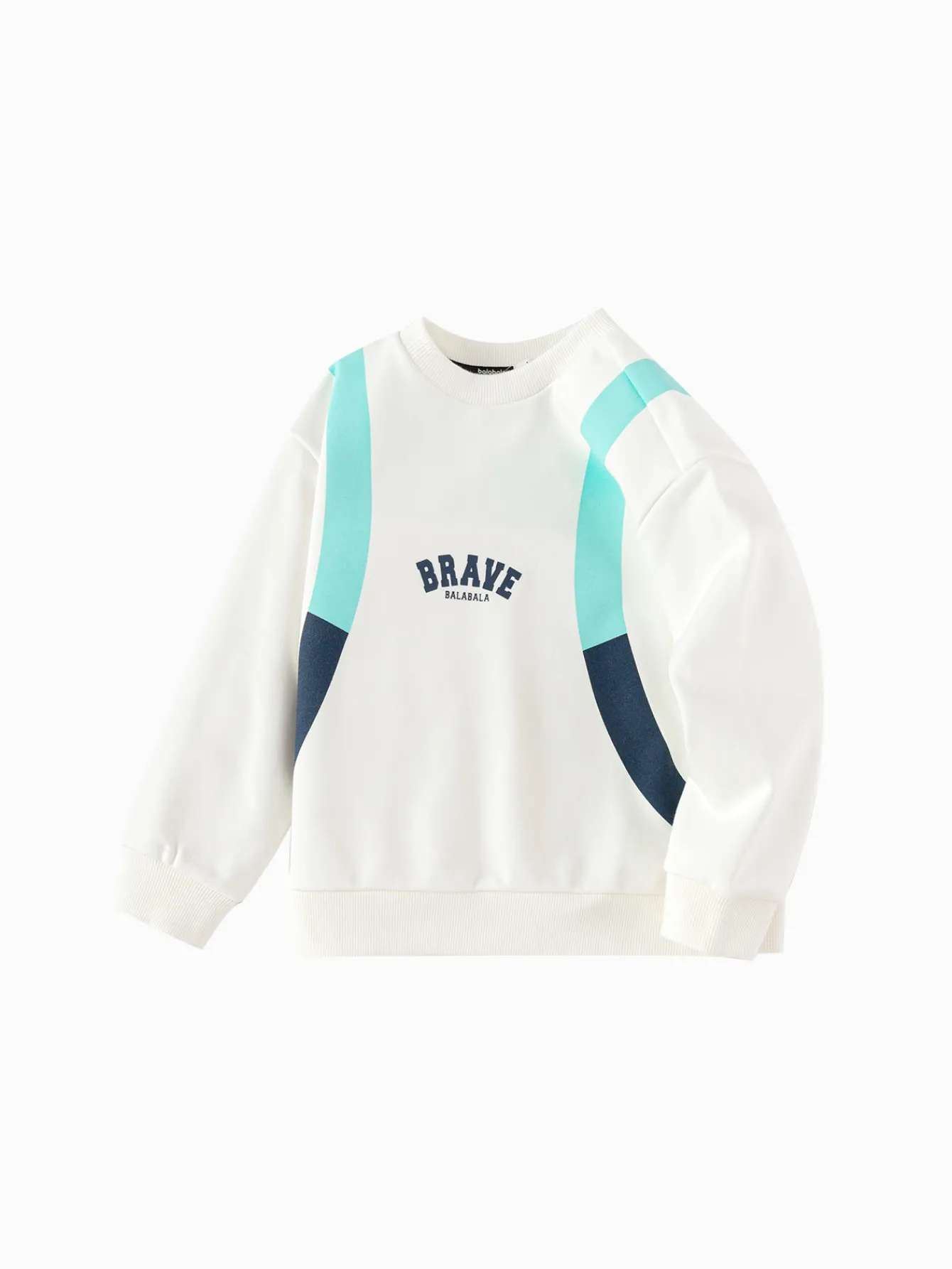 Balabala 【Designer SICO】Sweatshirt 2025 spring new arrivals boys' Toddlers round neck sweatshirt White Flash Sale