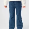 Balabala Girl Highlight Moment Bow Trousers Denim Blue Best