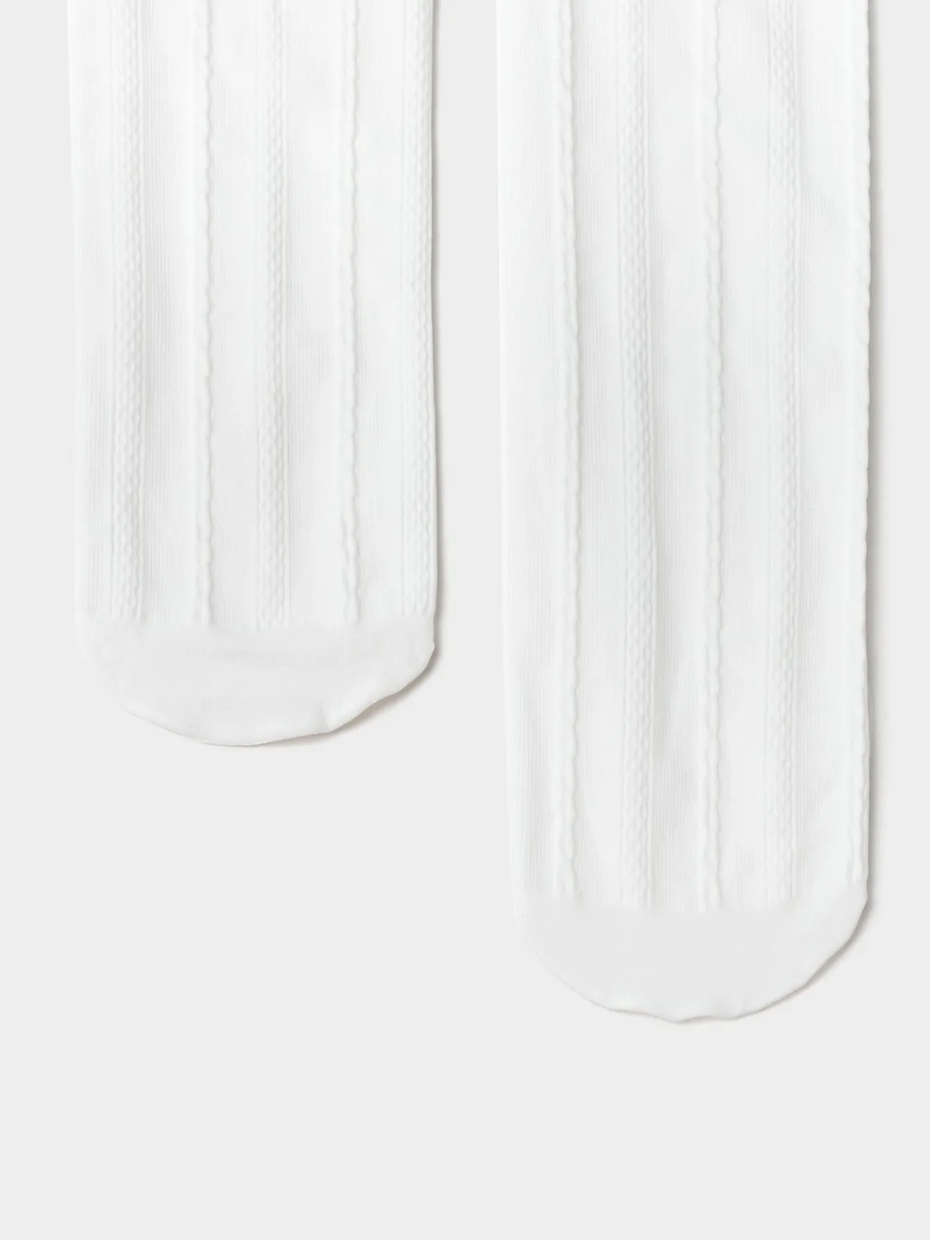 Balabala Girl HOME Solid Color Socks White Hue Discount