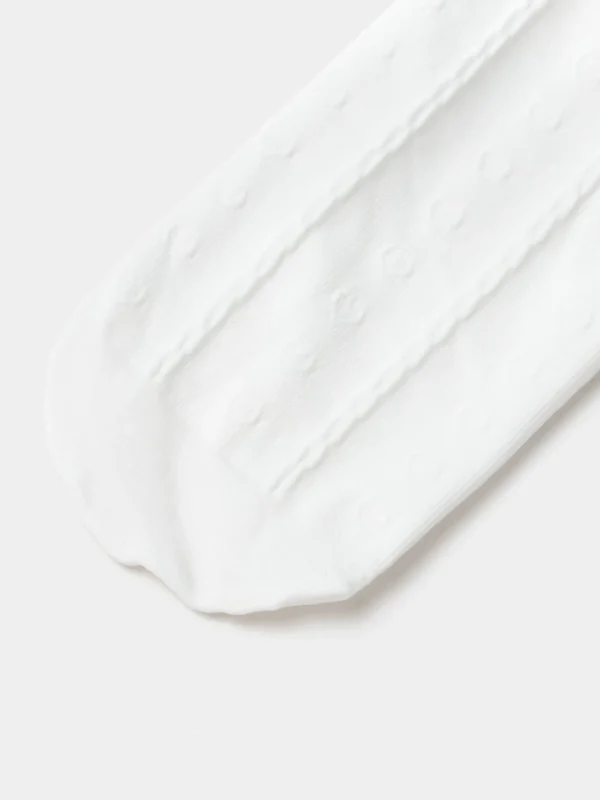Balabala Girl HOME Solid Color Socks White Hue Discount