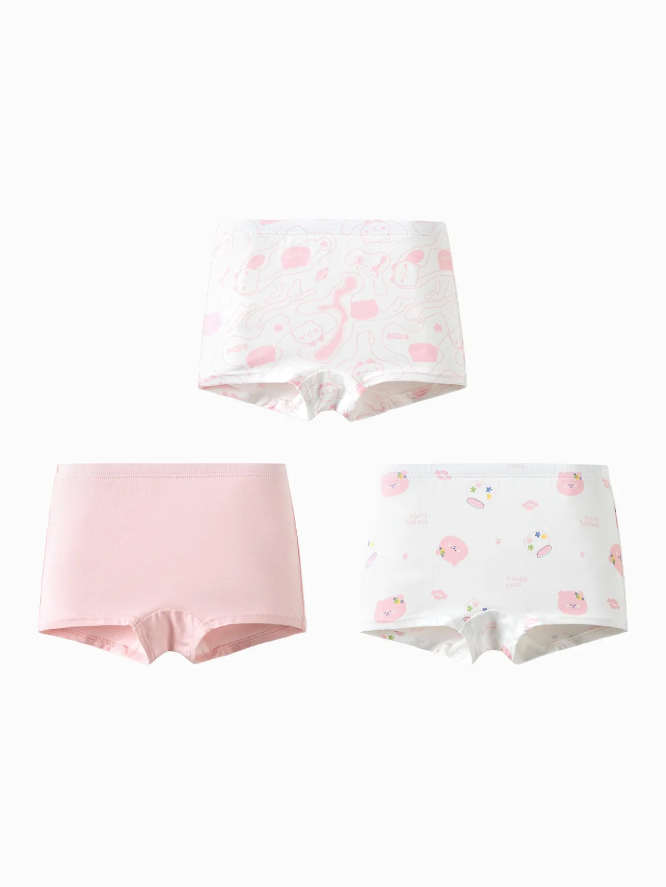 Balabala Girl Toddler And Kid Pink And Blue Butterfly Cartoon Pattern Briefs Sale