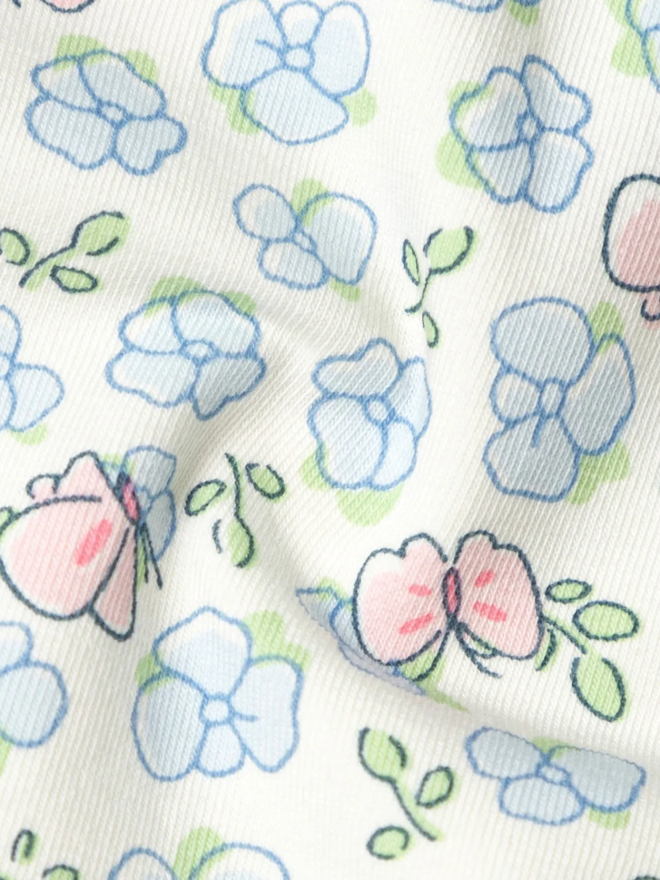 Balabala Girl Toddler And Kid Pink And Blue Butterfly Cartoon Pattern Briefs Sale