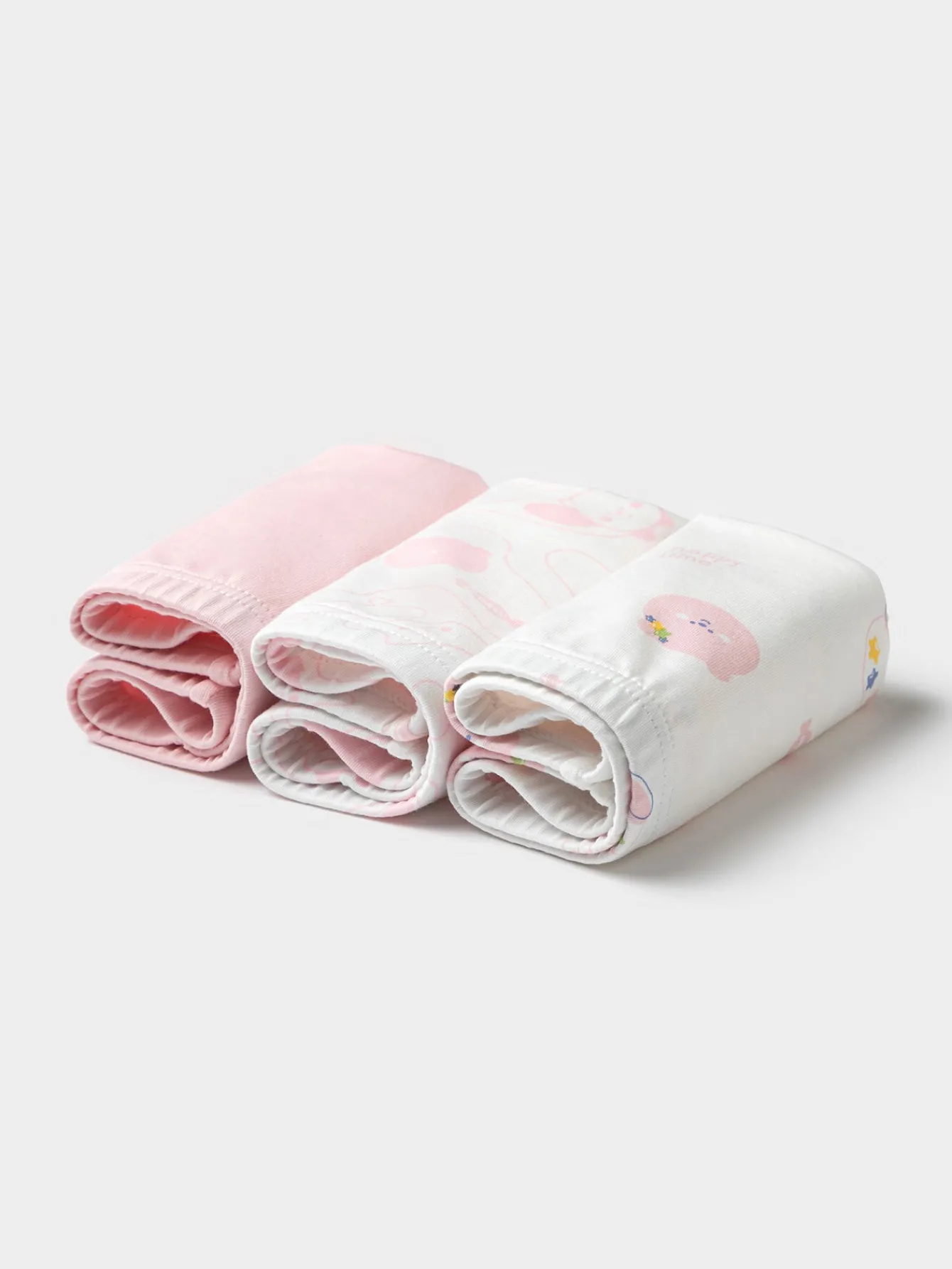 Balabala Girl Toddler And Kid Pink And Blue Butterfly Cartoon Pattern Briefs Sale