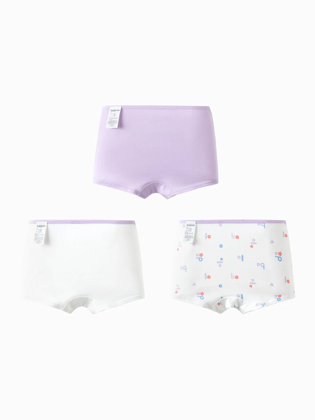 Balabala Girl Toddler And Kid Pink And Blue Butterfly Cartoon Pattern Briefs Sale