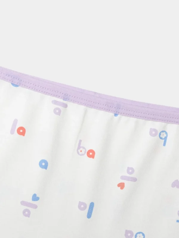 Balabala Girl Toddler And Kid Pink And Blue Butterfly Cartoon Pattern Briefs Sale
