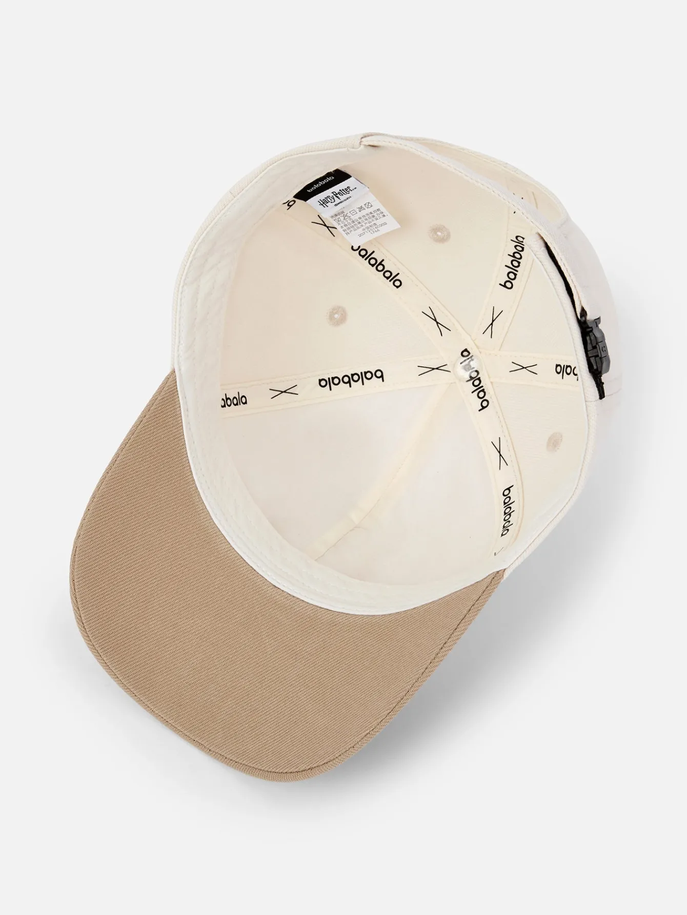 Balabala [Harry Potter IP] Barabara children's hats for boys and girls baseball caps college style fashion Light Khaki Hot