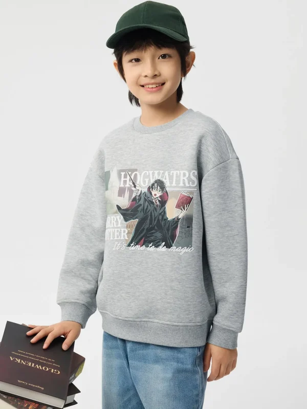 Balabala Harry Potter IP Hoodie 2025 Spring New Boy Round Neck Hoodie Fashion
