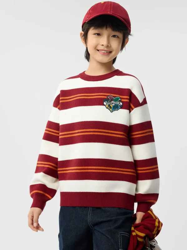 Balabala 【Harry Potter IP】Sweater 2025 Spring New Boy Round Neck Sweater Sale