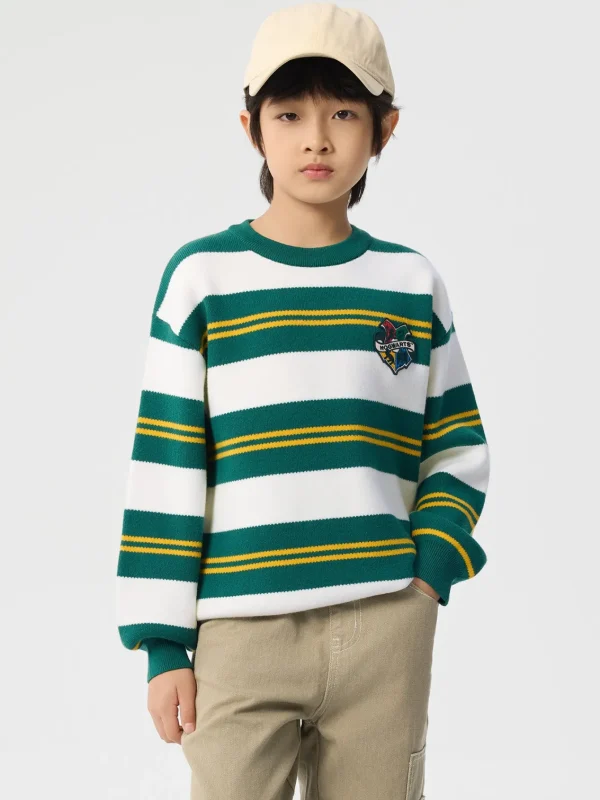 Balabala 【Harry Potter IP】Sweater 2025 Spring New Boy Round Neck Sweater Sale