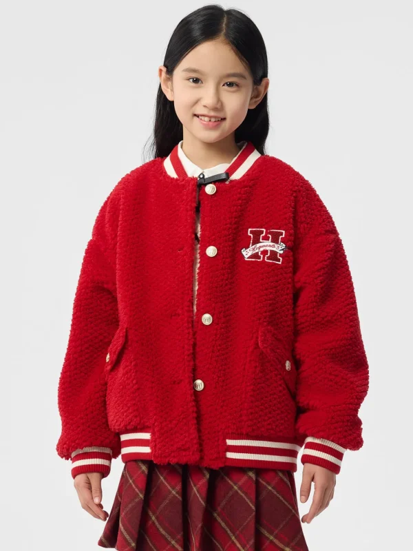 Balabala 【Harry Potter IP】Sweater 2025 Spring New Girl diamond pattern Sweater Chinese Red Hot