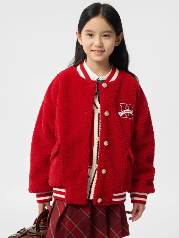 Balabala 【Harry Potter IP】Sweater 2025 Spring New Girl diamond pattern Sweater Chinese Red Hot