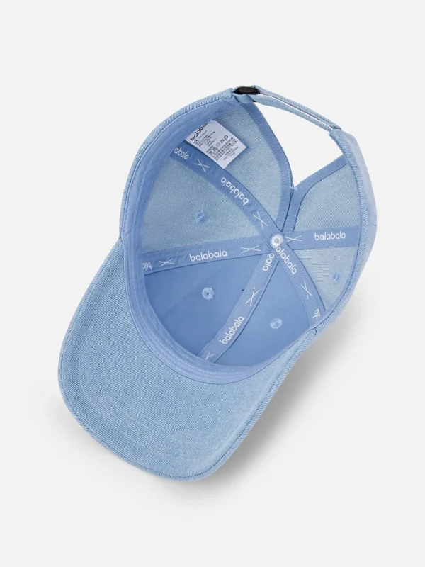 Balabala Hats Spring 2025 New Girls Baseball Caps Blue Clearance