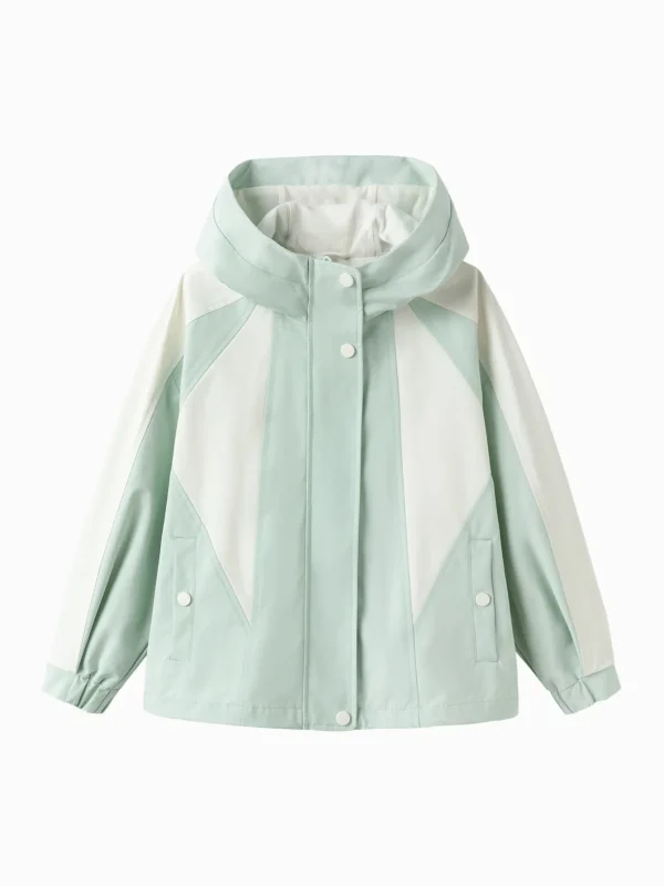 Balabala Jacket 2025 Spring New Arrival Girls Woven Casual Wear Green White Online