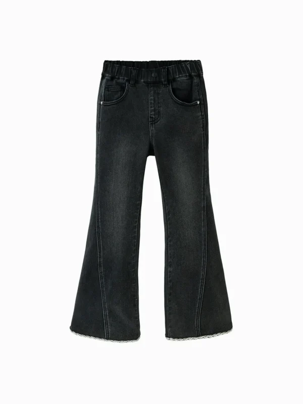 Balabala Jeans 2025 Spring New Girl Denim Black Hot