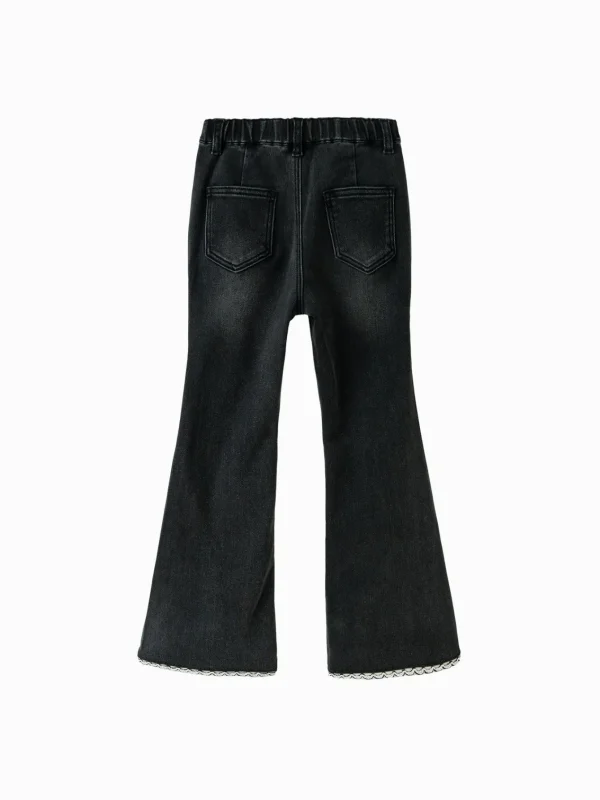 Balabala Jeans 2025 Spring New Girl Denim Black Hot