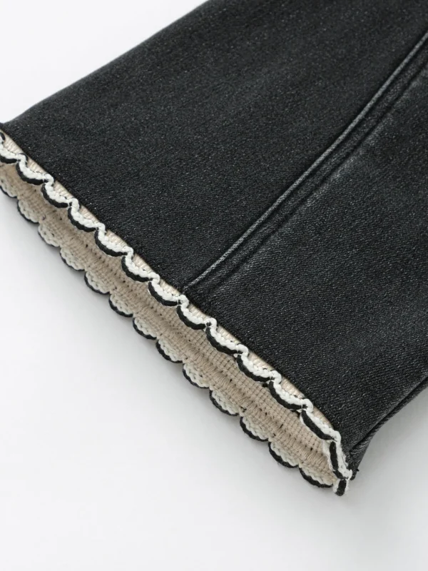 Balabala Jeans 2025 Spring New Girl Denim Black Hot