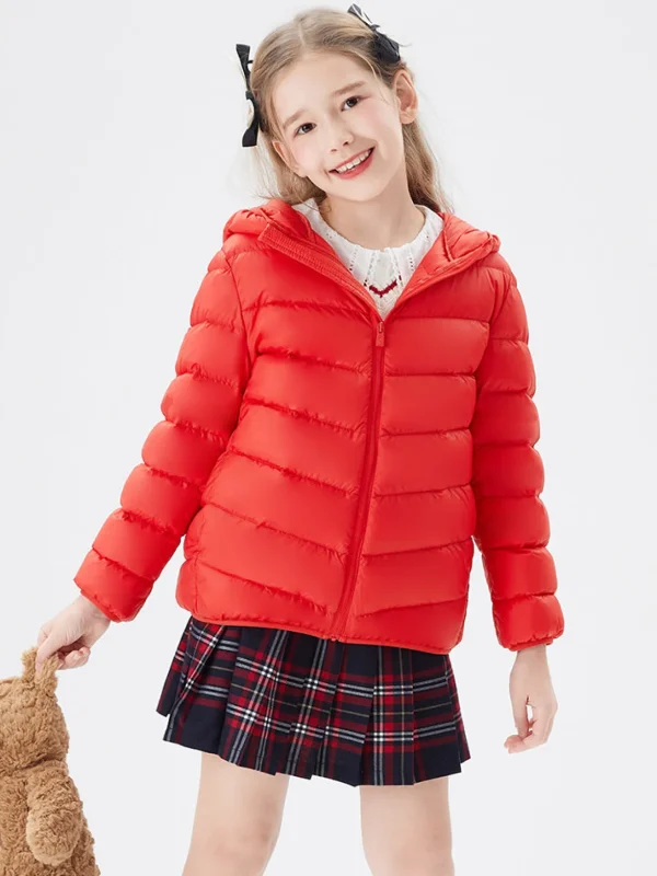 Balabala Kids Baisc Hooded Down Jacket 208422107205 Flash Sale