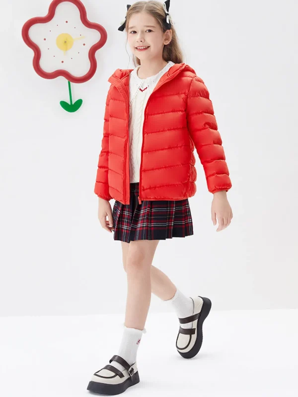 Balabala Kids Baisc Hooded Down Jacket 208422107205 Flash Sale