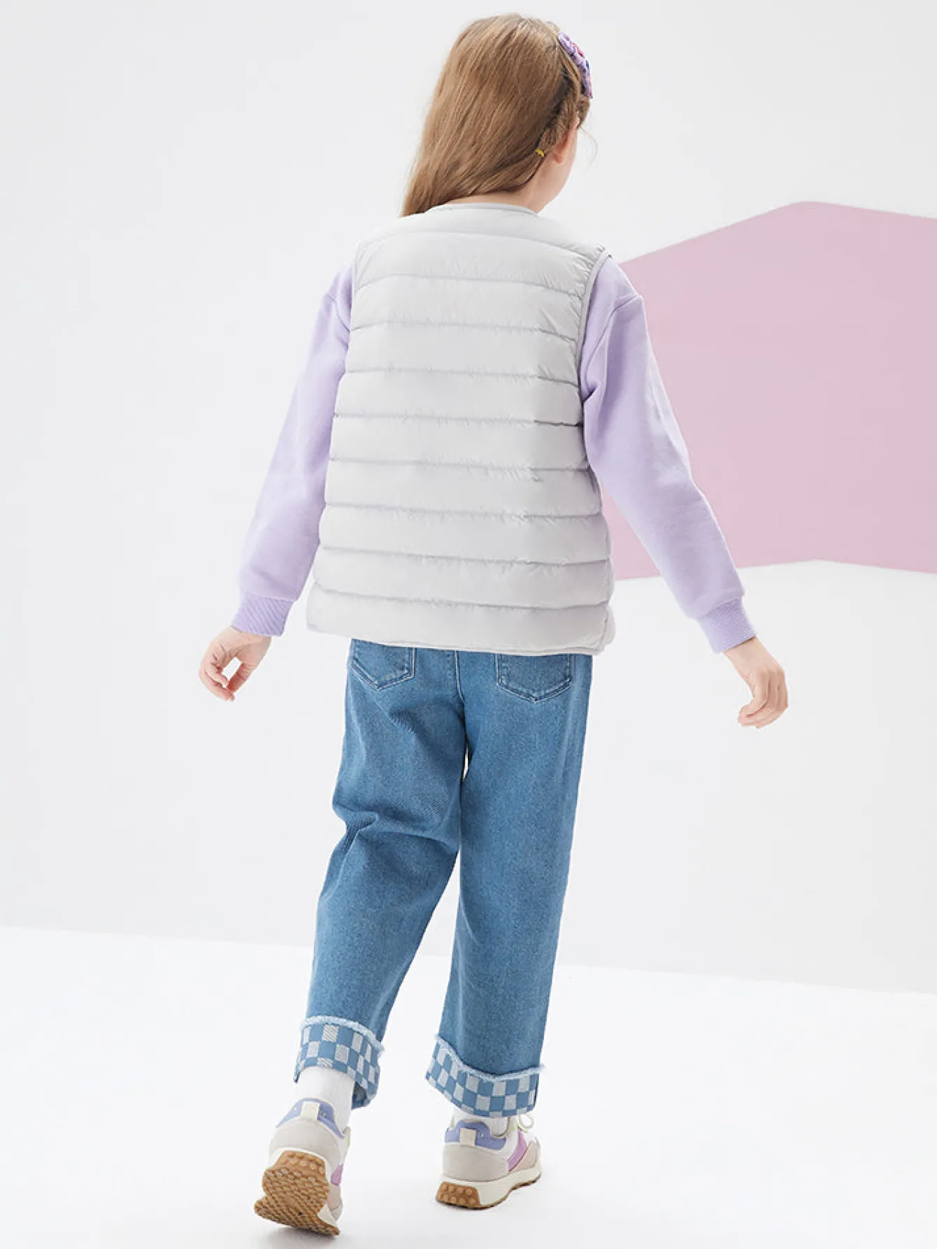 Balabala Kids Basic Multicolor Down Vest208422101206 Store