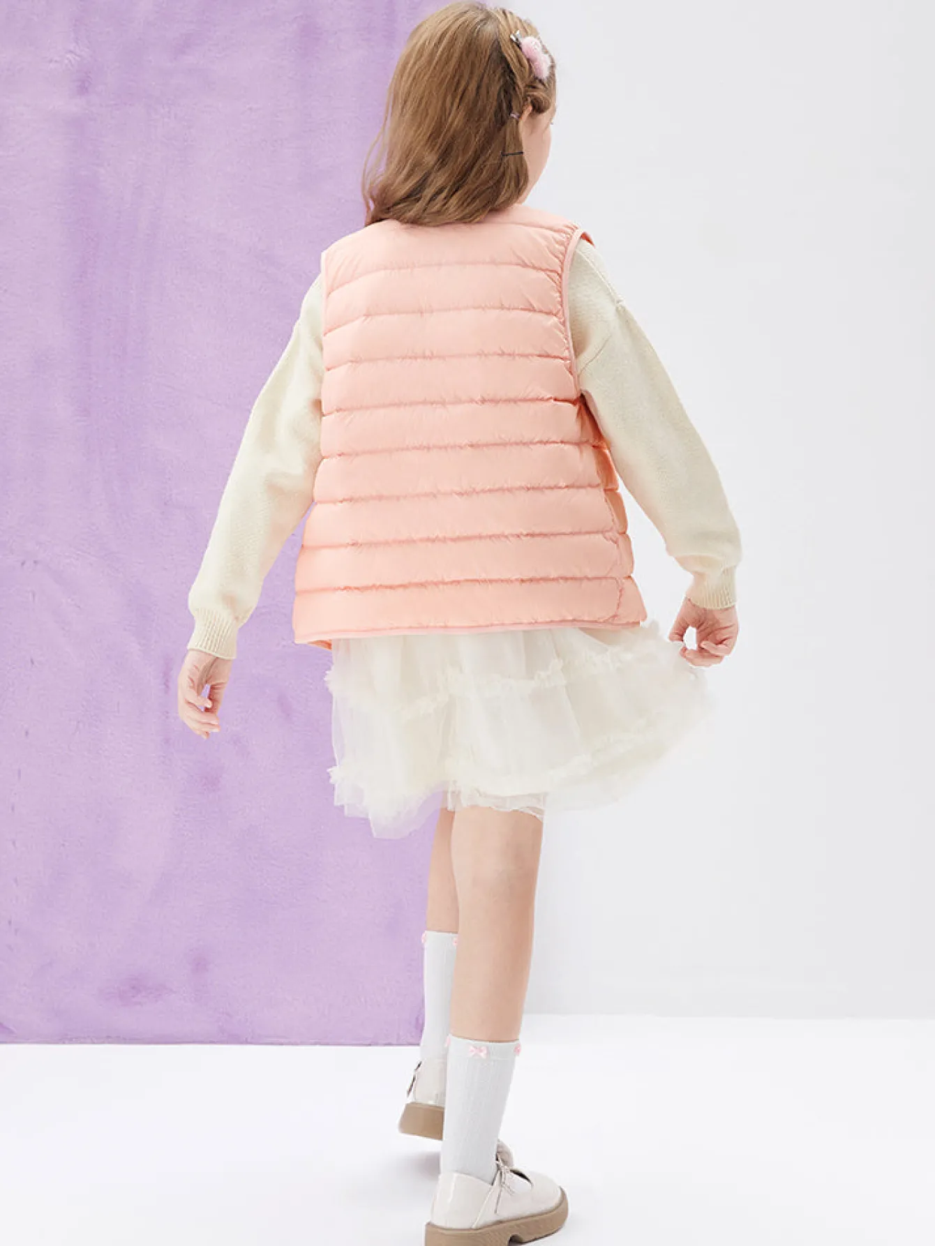 Balabala Kids Basic Multicolor Down Vest208422101206 Store