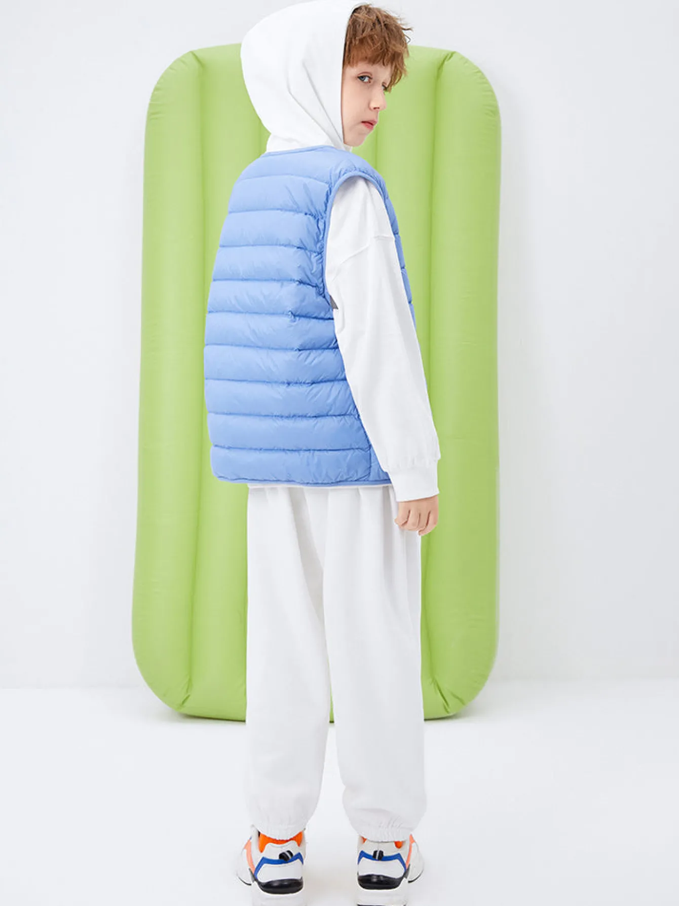 Balabala Kids Basic Multicolor Down Vest208422101206 Store